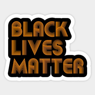 BLM (Orange) Sticker